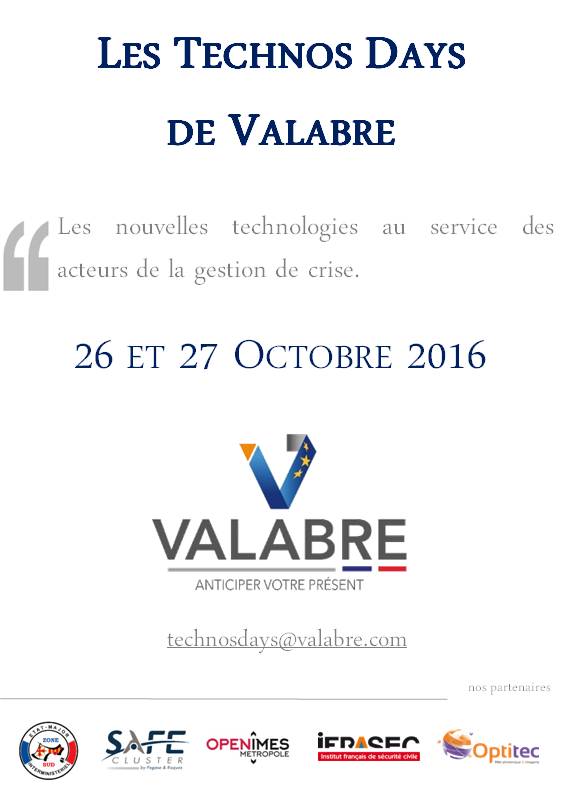 Les Technos Days de Valabre - 26 & 27 Octobre 2016