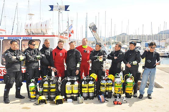 Formation sapeurs pompiers de Hong Kong