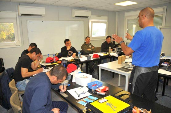 Formation sapeurs pompiers de Hong Kong