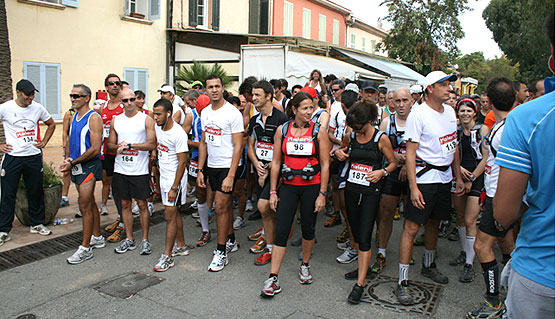Trail de Porquerolles - départ de la course