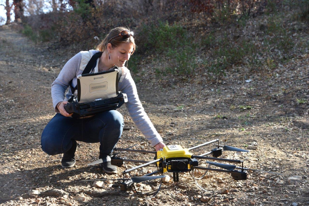 Valabre pilote drone prestation SIG Géomatique